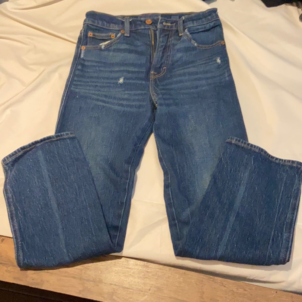 lucky brand high waisted mom jeans